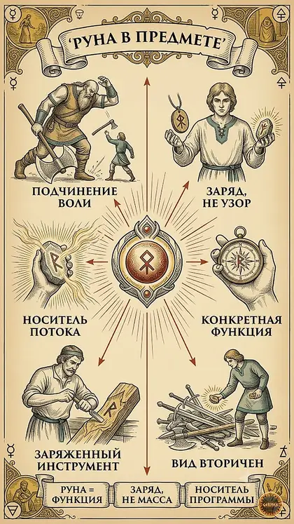 Руна в предмете: почему артефакт работает не силой