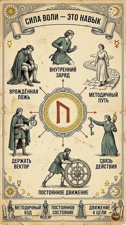 Волю не выдают при рождении — её нарабатывают